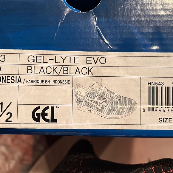 ASICS Gel Lyte Evo Samurai Pack Shoes Sneakers new black HN543 9090 Mens Sizes - Picture 13 of 13